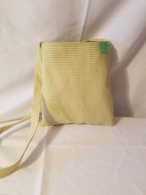 Sale - Cross-body  purse, Green check/green inside