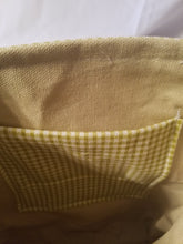 Sale - Cross-body  purse, Green check/green inside