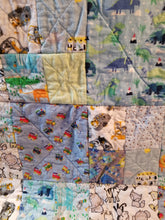 Quilt Crib  blue