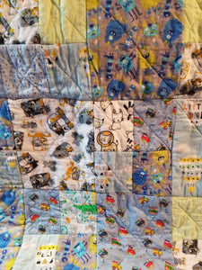 Quilt Crib blue