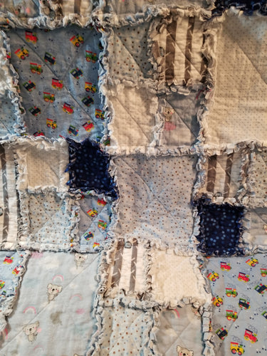 Quilt Crib blue