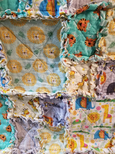 Quilt Crib Animals