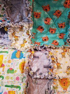 Quilt Crib Animals