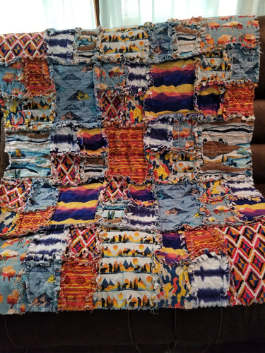 Quilt Small - Sunset - lap size