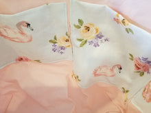 Large Tote Bag - Swan/Pink inside