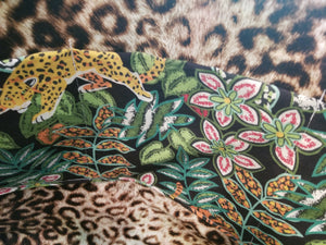 Large Tote Bag - Jungle Cats/Leopard inside