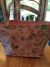 Large Tote Bag - Wedding Flowers/Pink inside