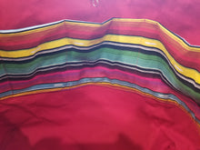 Large Tote bag - Striped/red inside