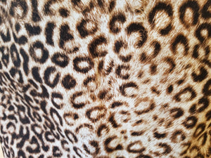 Large Tote bag - Leopard/red inside
