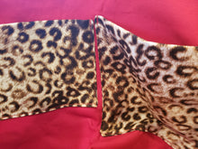 Large Tote bag - Leopard/red inside