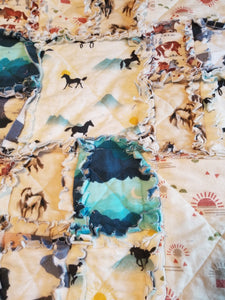 Quilt Medium  - Horses