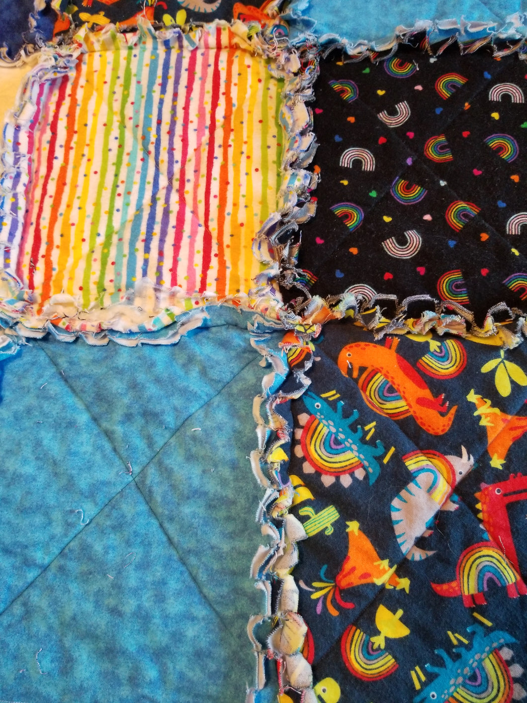 Quilt Medium  - Rainbow