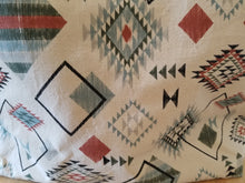 Medium Tote - Aztec Sedona colors/striped inside