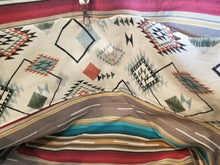 Medium Tote - Aztec Sedona colors/striped inside