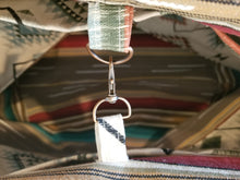 Medium Tote - Aztec Sedona colors/striped inside