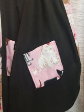 Poncho - Pink with dogs