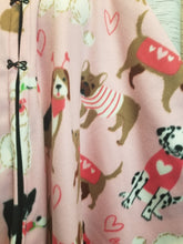 Poncho - Pink with dogs