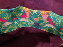 Medium Tote - Mermaid/Purple Inside
