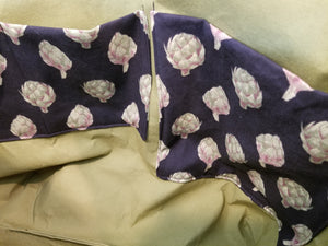 Medium Tote bag - artichoke/green inside